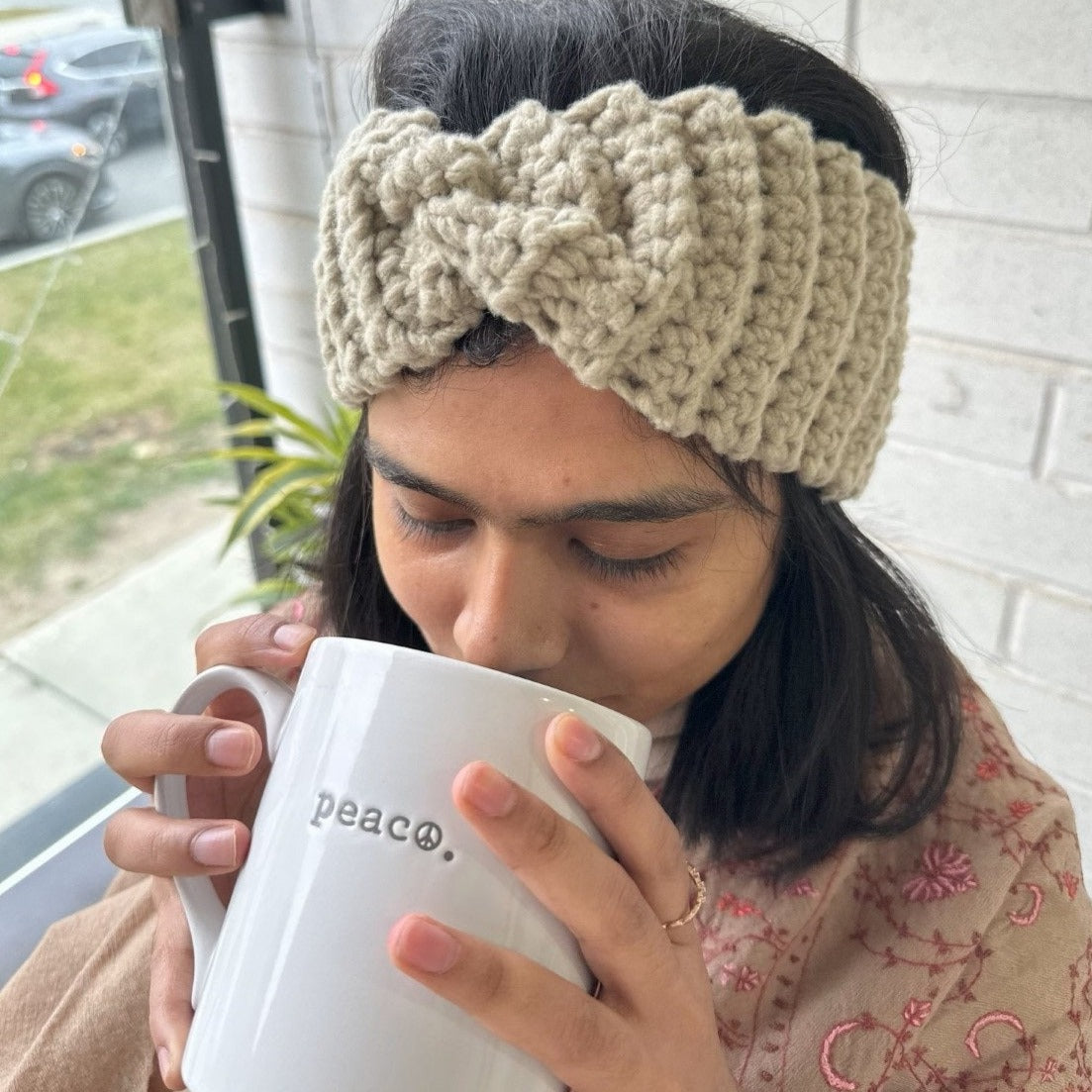 Bernat Forever Fleece Crochet Earwarmer Headband