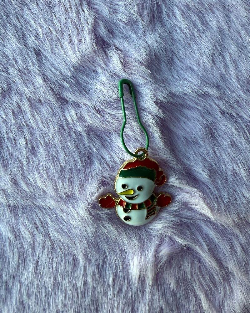 Christmas Charm Stitch Markers for Crochet & Knitting (Set of 3)