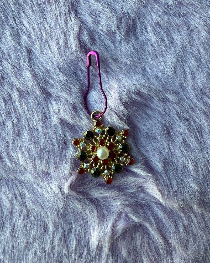 Christmas Charm Stitch Markers for Crochet & Knitting (Set of 3)