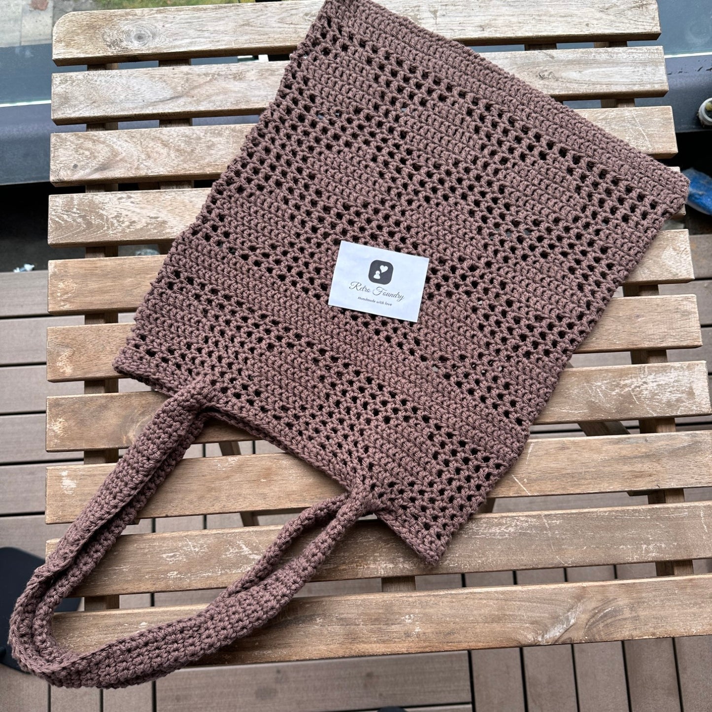 Cotton Mesh or Shopping Crochet Bag