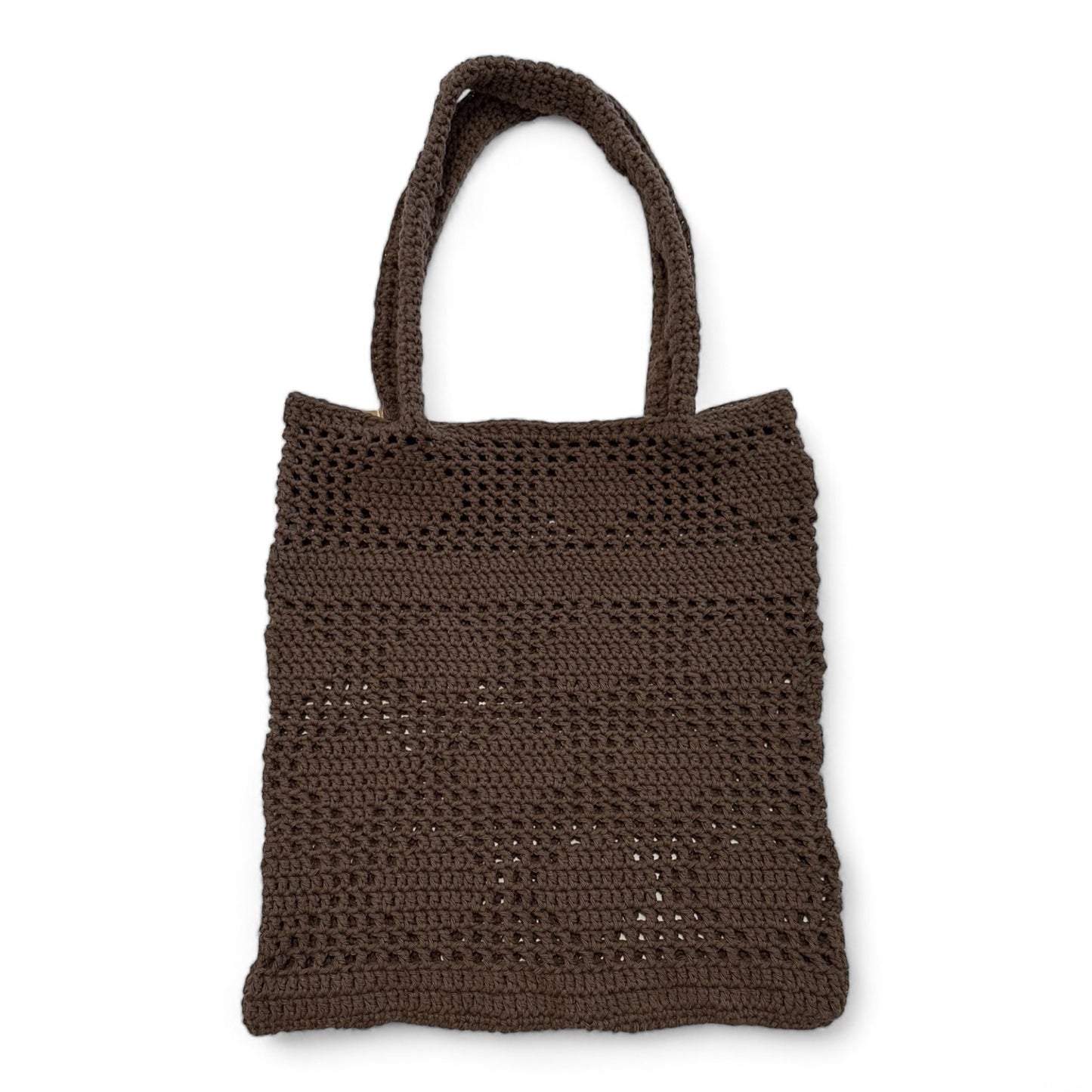 Crochet Market Bag White Background