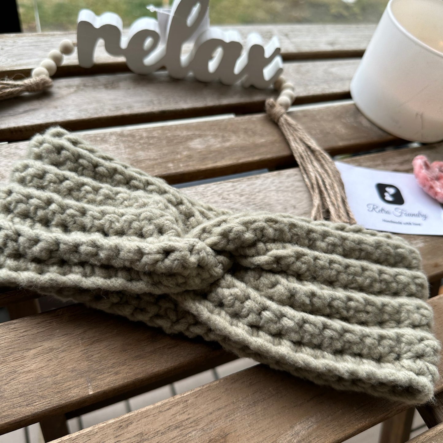 Bernat Forever Fleece Crochet Earwarmer Headband