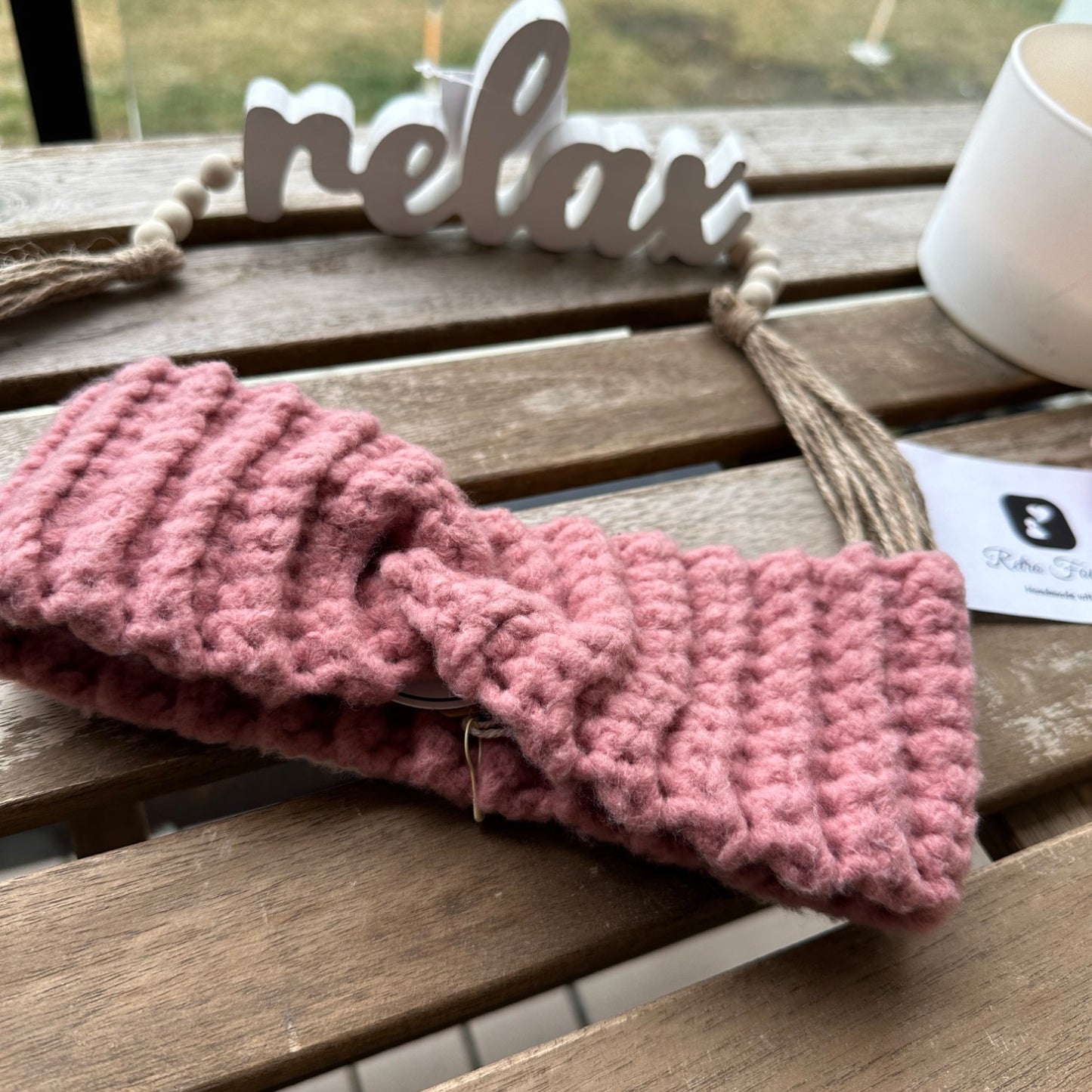 Bernat Forever Fleece Crochet Earwarmer Headband
