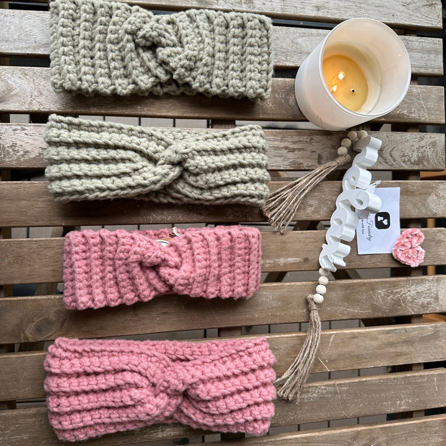 Bernat Forever Fleece Crochet Earwarmer Headband