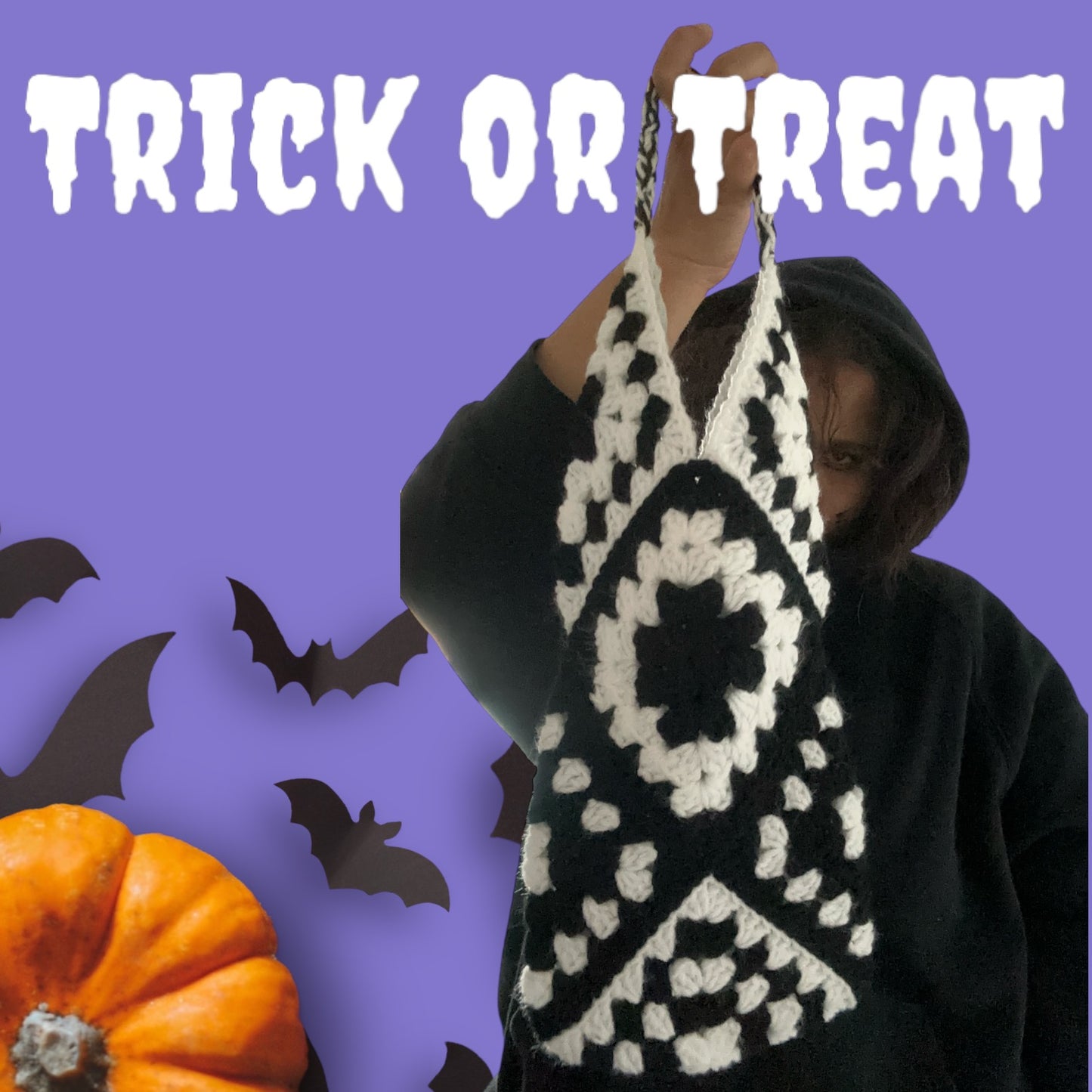Halloween Quirky Treat Bag Crochet Pattern