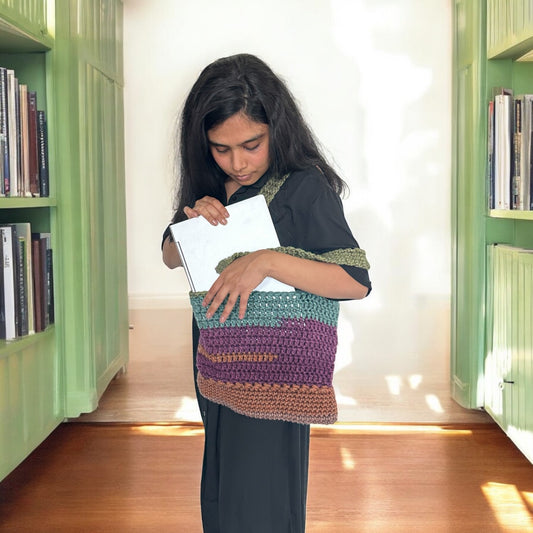 Ocean Lights Crochet Tote Bag Pattern