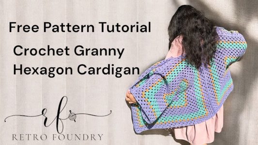 Crochet Hexagon Granny Cardigan Pattern Tutorial