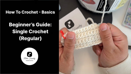 How To Crochet - Beginner's Guide - Basics - Single Crochet Regular