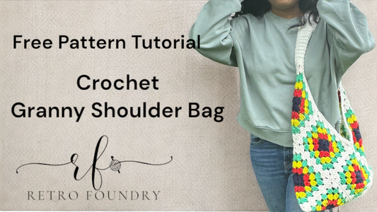 Crochet Granny Shoulder Bag