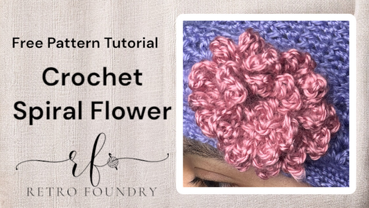 Crochet Spiral Flower Pattern Tutorial