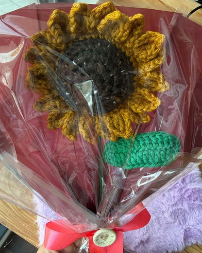 Handmade Single Sunflower Bouquet