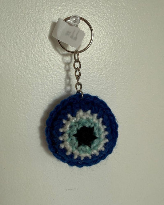 Handmade Evil Eye Keychain
