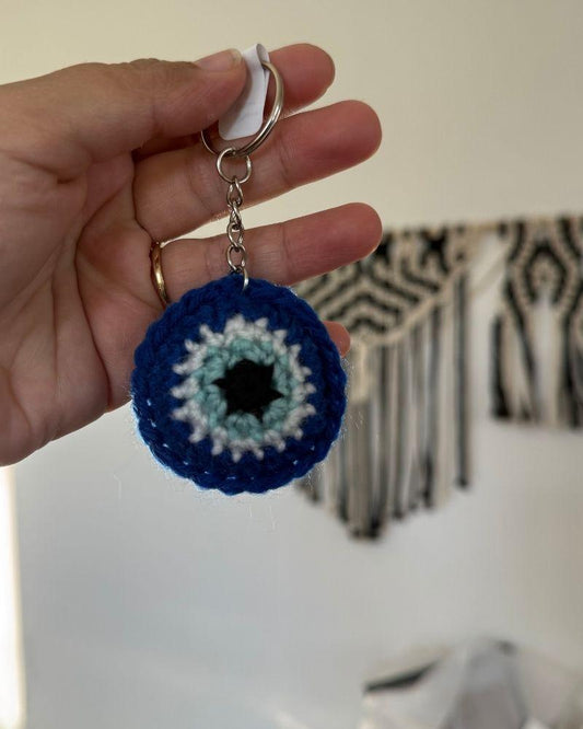 Handmade Evil Eye Keychain