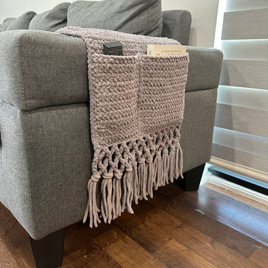 Crochet Hide-Away Sofa Caddy - Home Decor & Organization