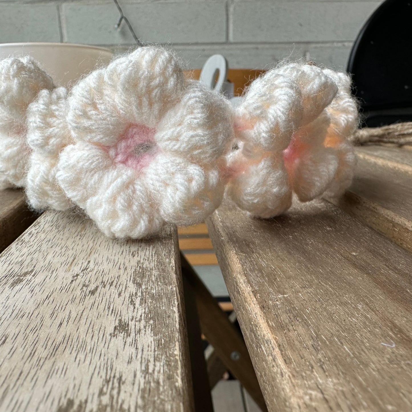 Crochet Puffy Flower Headband