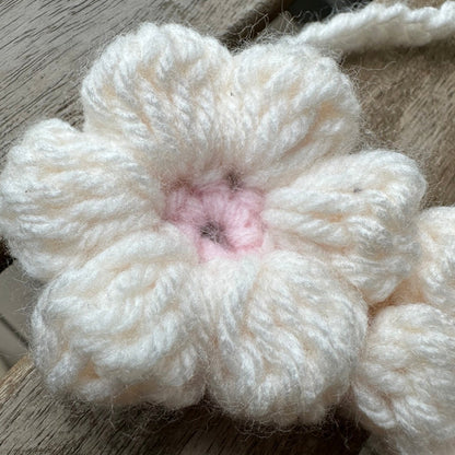 Crochet Puffy Flower Headband