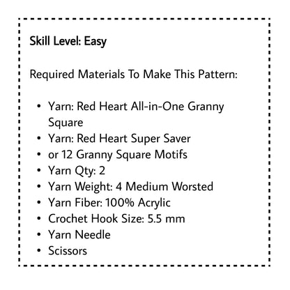 Granny Square Shoulder Bag Pattern