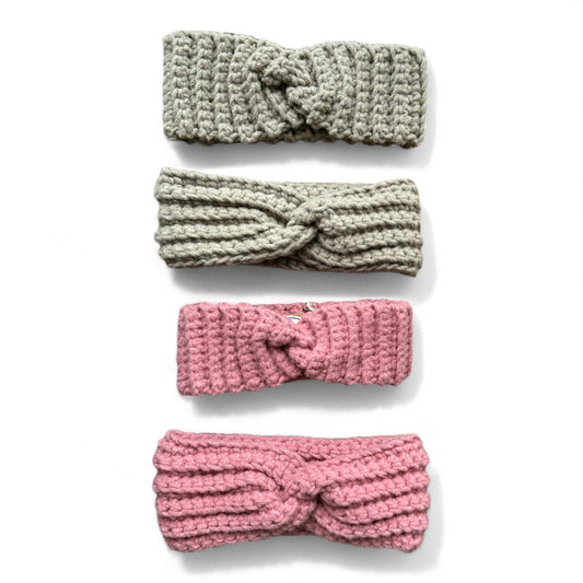 Crochet Headbands White Background