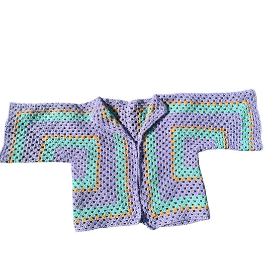 Crochet Granny Hexagon Cardigan