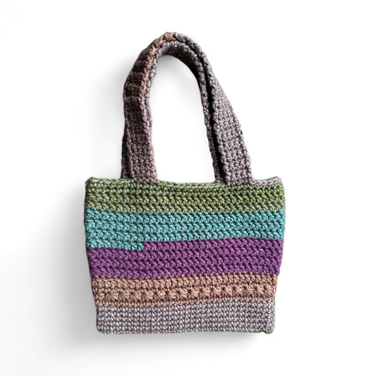 Crochet Shoulder Bag White Background