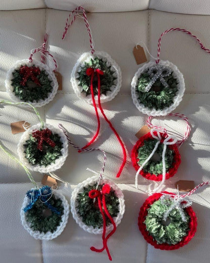 Handmade Wreath Christmas Ornament