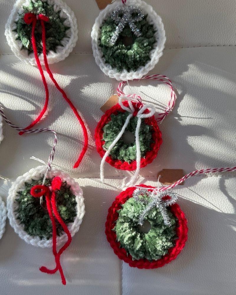 Handmade Wreath Christmas Ornament