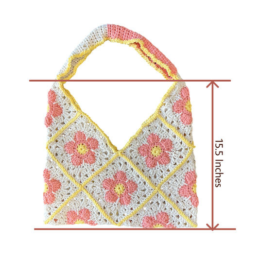 Flower Granny Bag Crochet Pattern
