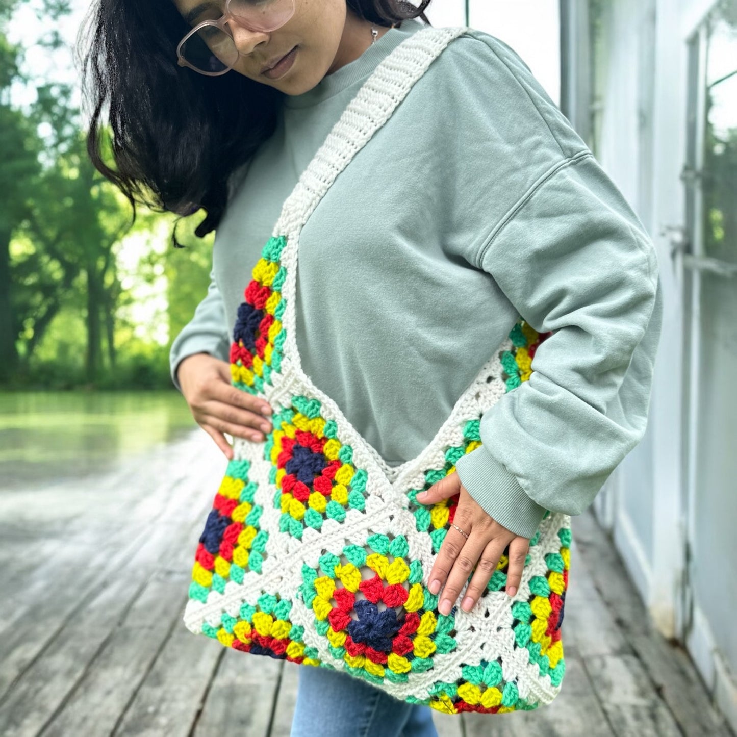 Granny Square Shoulder Bag Pattern