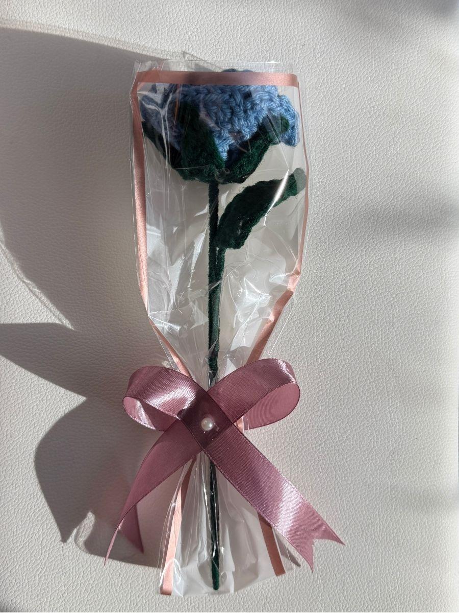 Handmade Single Crochet Rose Bouquet