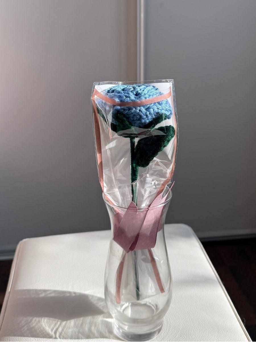 Handmade Single Crochet Rose Bouquet