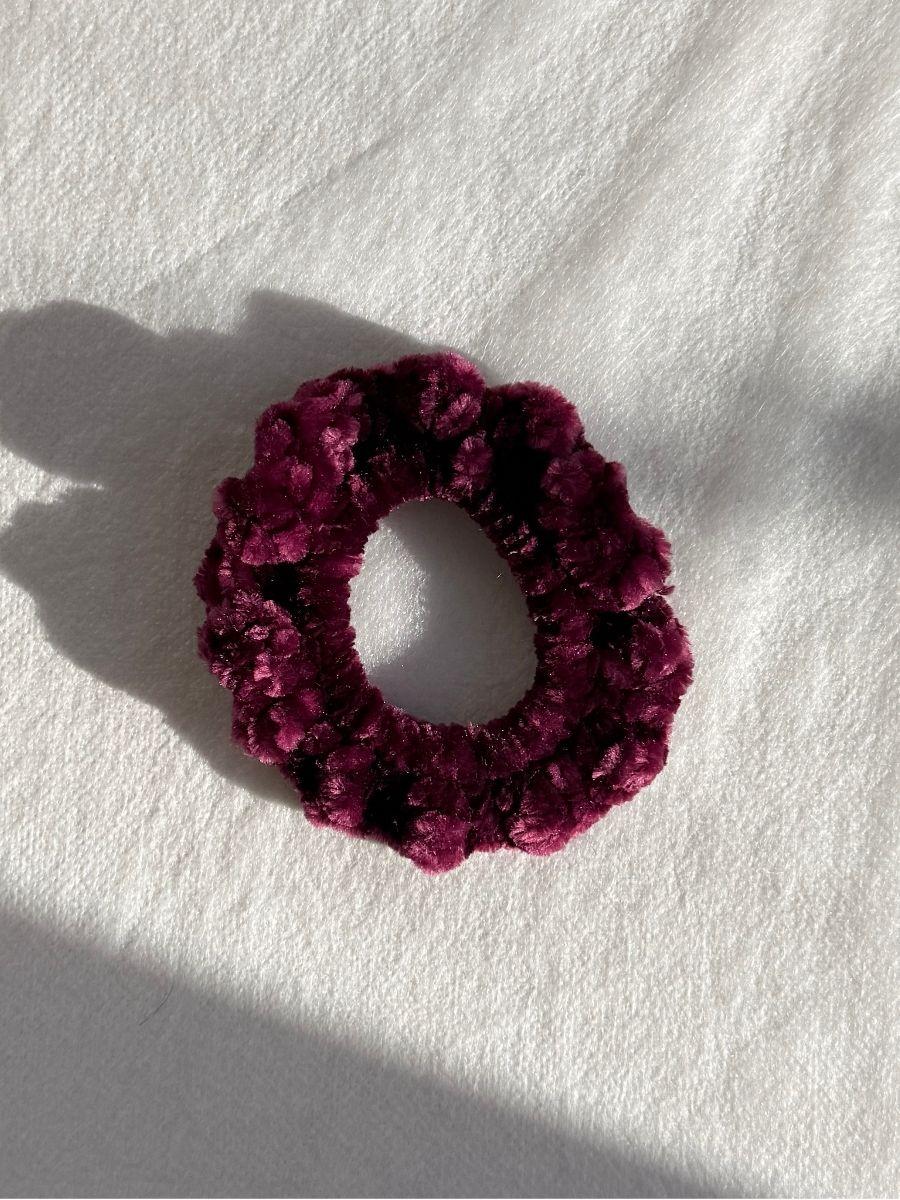 Handmade Velvet Crochet Scrunchies (Buy 3 for $5)