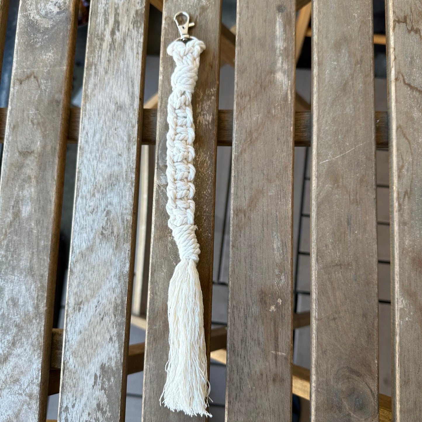 Bernat Macrame Keychain