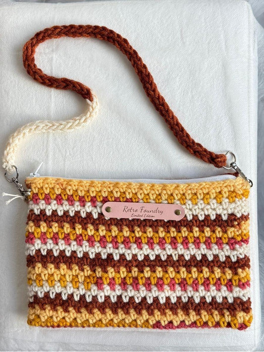 Moss Stitch Sling Bag 2 in 1 strap