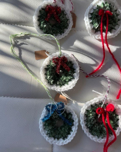 Handmade Wreath Christmas Ornament