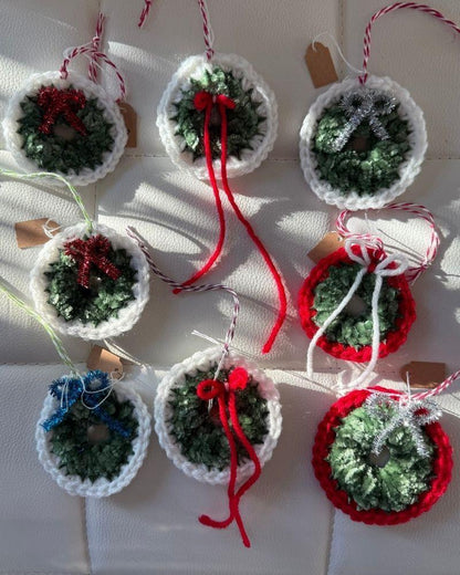 Handmade Wreath Christmas Ornament