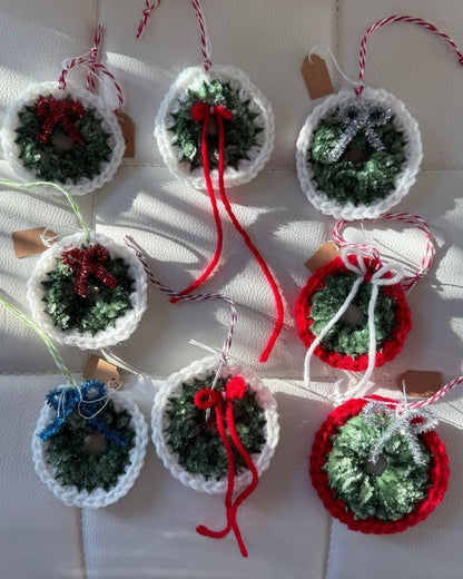 Handmade Wreath Christmas Ornament