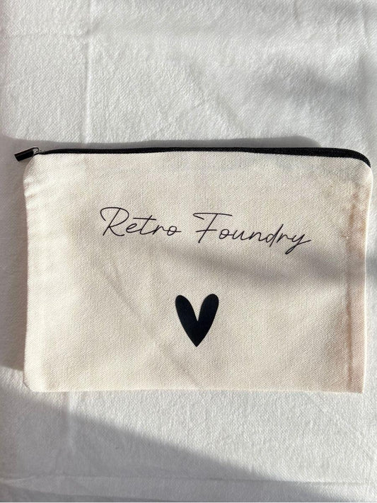 Retro Foundry Branded Makeup Pouch
