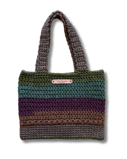 Smoked Fruit Crochet Shoulder Bag or Tote Bag