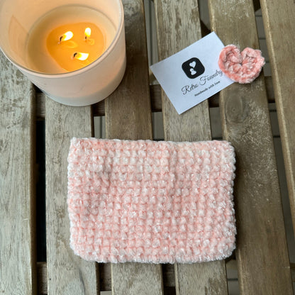 Bernat Velvet Crochet Sweetheart Wallet or Purse or Clutch